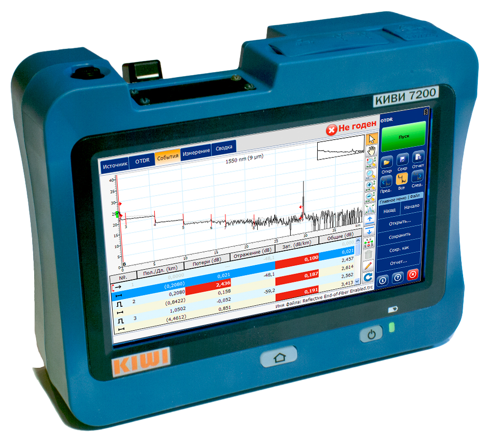 Рефлектометр оптический KIWI-7212
